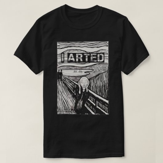 I Arted Artist art docenten grappig Schilder cadea T-shirt (Design voorkant)
