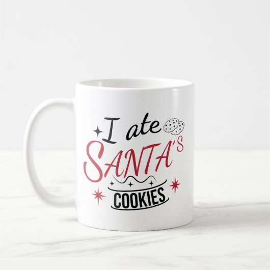 I Ate Santa's Cookies Funny Christmas Koffiemok (Links)