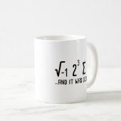 I Ate Some Pie And It Was Delicious Koffiemok (Voorkant rechts)