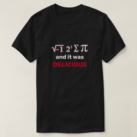 I Ate Sum Pi T-Shirt (Design voorkant)