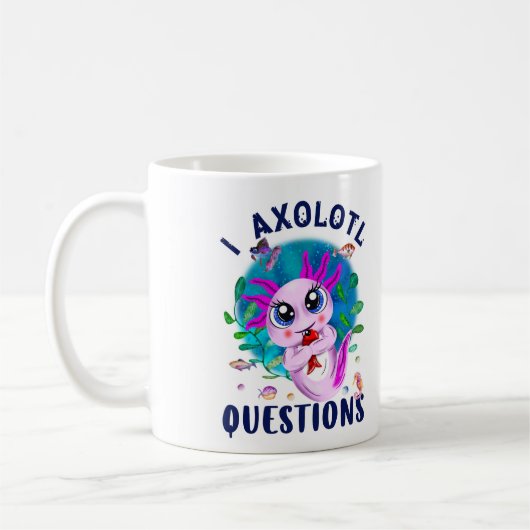 I Axolotl Questions, Axolotl Kawaii Pink Koffiemok (Links)