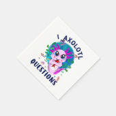 I Axolotl Questions, Cute Kawaii Pink Amphibian Servet (Hoek)