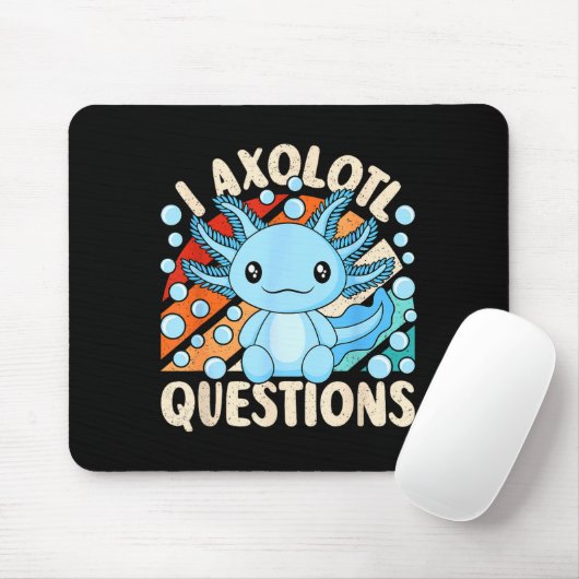 I Axolotl Questions Funny Axolotl Kawaii Men Women Muismat (Met muis)