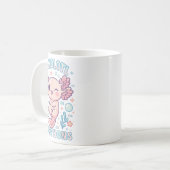 I Axolotl Questions Funny Cute Pun Design  Koffiemok (Voorkant links)