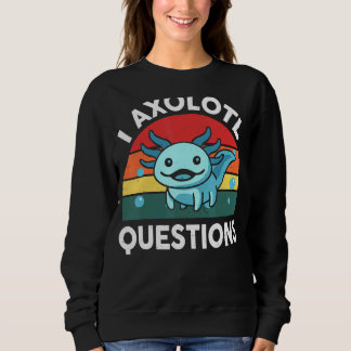 I Axolotl Vraag Blue Salamander Kinder jongens mei Trui