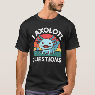 I Axolotl vraagt Kinder Blue Salamander Squishmal T-shirt