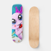 I Axolotl Vragen, Cute Axolotl Quote Persoonlijk Skateboard (Voorkant)