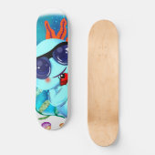 I Axolotl Vragen, Cute Axolotl Quote Persoonlijk Skateboard (Voorkant)