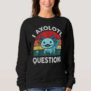 I Axolotl Vragen Cute Axolotl Retro Kinder Design Trui