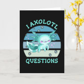 I axolotl vragen kaart (Gele Bloem)