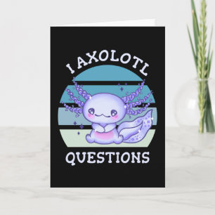 I axolotl vragen kaart