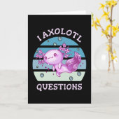 I axolotl vragen kaart (Gele Bloem)