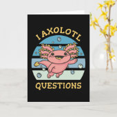 I axolotl vragen kaart (Gele Bloem)