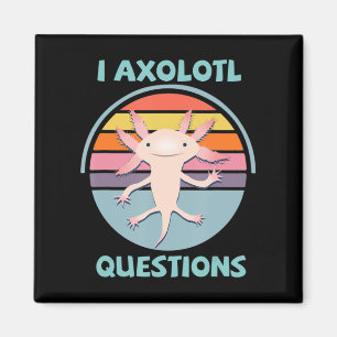 I Axolotl Vragen Kawaii Anime Axolotl Gift Adul Magneet