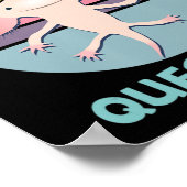 I Axolotl Vragen Kawaii Anime Axolotl Gift Adul Poster (Hoek)