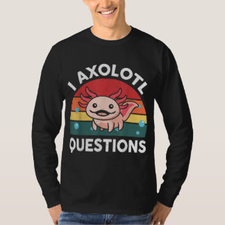 I Axolotl Vragen Kinder jongens meisjes Cute Axolo T-shirt