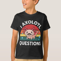 I Axolotl Vragen Retro Cute Axolotl
