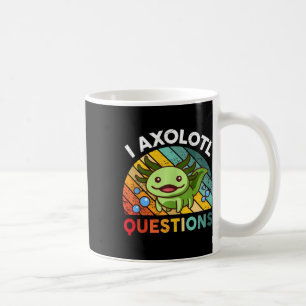 I Axolotl Vragen Retro Meisjes Jongens Kinder Scha Koffiemok