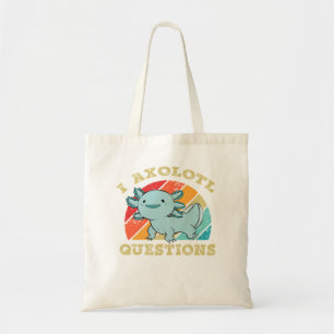 I Axolotl Vragen Shirt Kinder jongens Retro Cute A Tote Bag