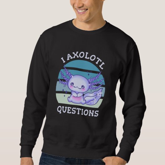 I axolotl vragen trui (Voorkant)
