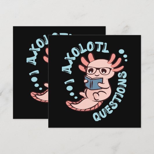 I Axolotvragen (Voorkant / Achterkant)