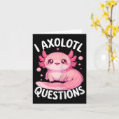 I Axolotvragen Kaart (Gele Bloem)