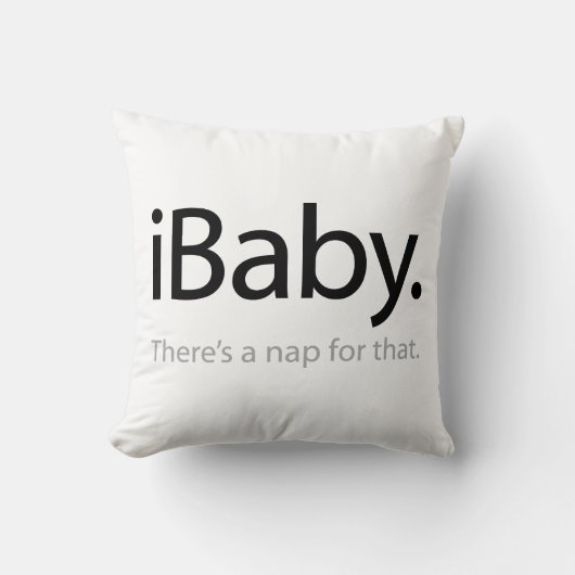 i Baby - Daar is een nap voor (iBaby) Kussen (Voorkant)