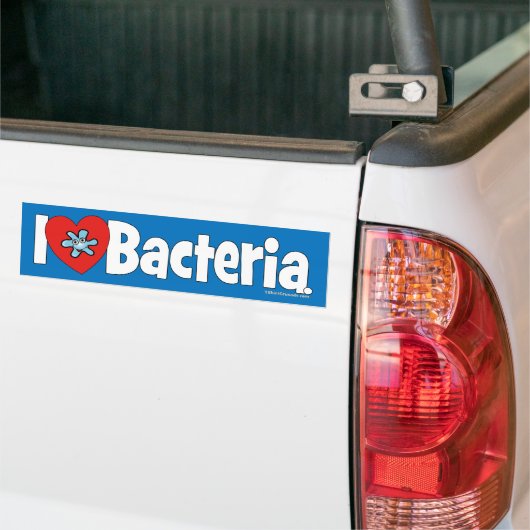 I Bacteria Bumpersticker (Op Truck)