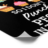 I Bake So I Don't Punch People In The Throat Bakin Poster (Hoek)