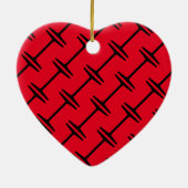 I-balk Keramisch Ornament (Achterkant)