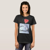  "I (Ball Python Heart) [UW NAKE]" T-shirt (Voorkant volledig)