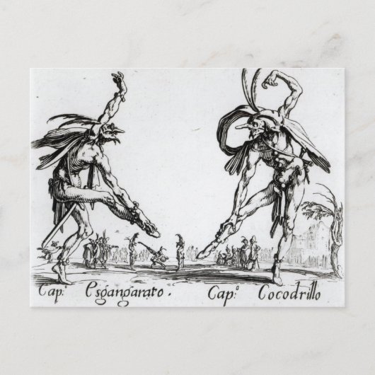 I Balli de Spessanei of Le Grande Chasse Briefkaart (Voorkant)