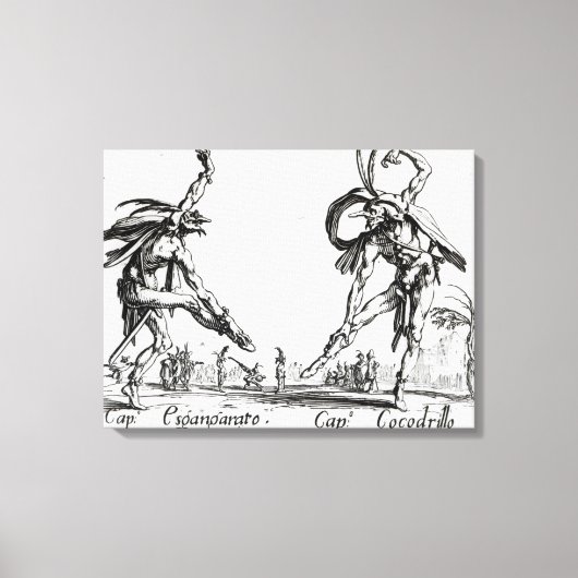 I Balli de Spessanei of Le Grande Chasse Canvas Afdruk (Voorkant)