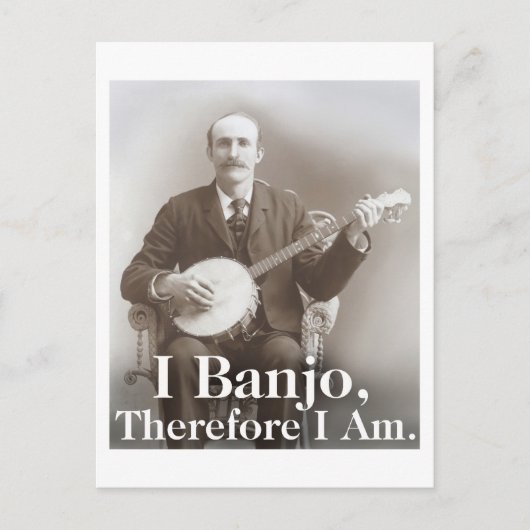 I Banjo Briefkaart (Voorkant)
