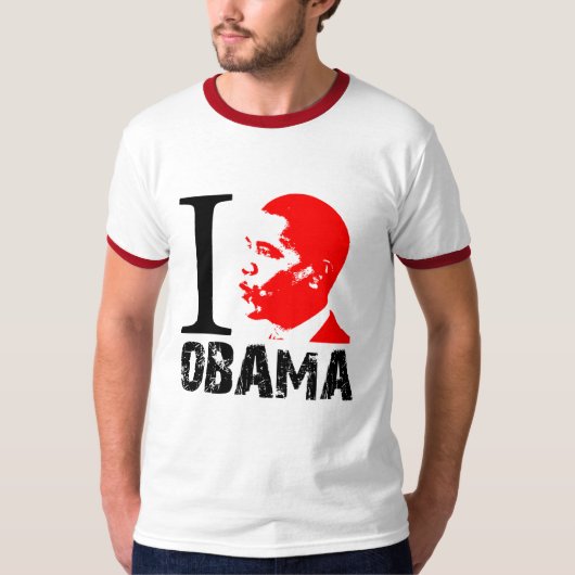 I Barack Obama T-shirt (Voorkant)