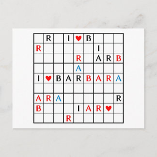 I ♥ BARBARA BRIEFKAART