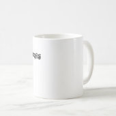 I Bathe in feministische tranen Koffiemok (Voorkant rechts)