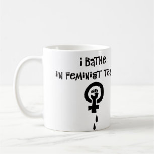 I Bathe in feministische tranen Koffiemok