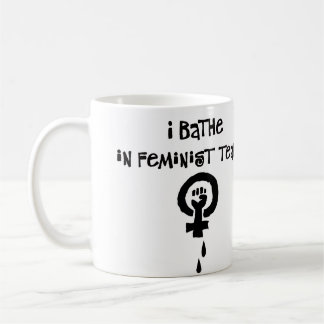 I Bathe in feministische tranen Koffiemok