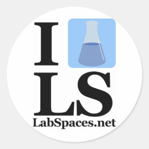 I beaker LS w/ Domein Ronde Sticker