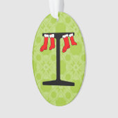 I-Beam Kerstkousen Ornament (voorkant)