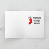 I-Beam Kerstsokken Kaart (Binnen)