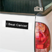 I Beat Cancer Bumpersticker (Op Truck)