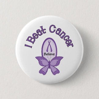 I Beat CANCER Ronde Button 5,7 Cm