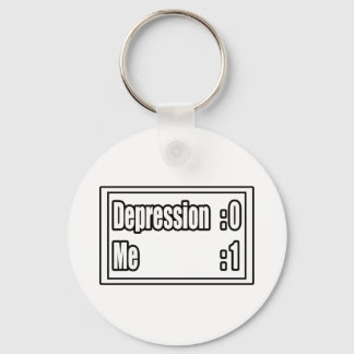 I Beat Depression (Scorebord) Sleutelhanger