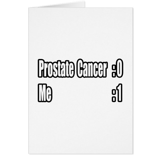 I Beat Prostate Cancer (Scorebord) (Voorkant)