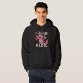 I Beer a lotl   Drinking Axolotl  1 Hoodie (Voorkant volledig)