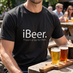 i Beer - Grappige Tech Parodie - Bierdrinken Humor T-shirt