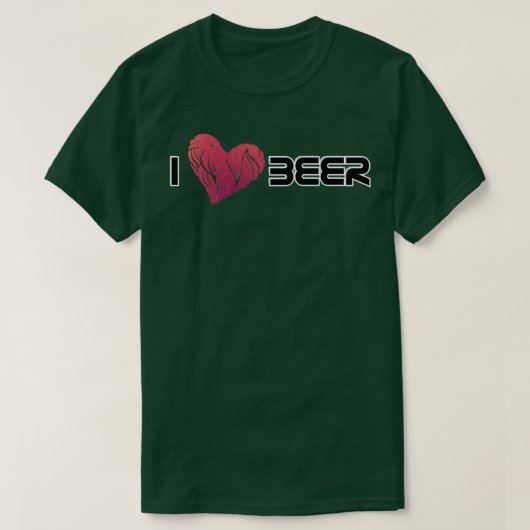 I BEER T-SHIRT (Design voorkant)