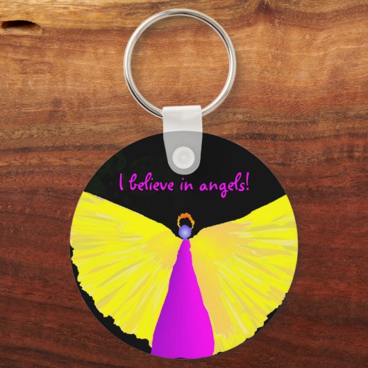 I Believe in Angels! Sleutelhanger (Voorkant)